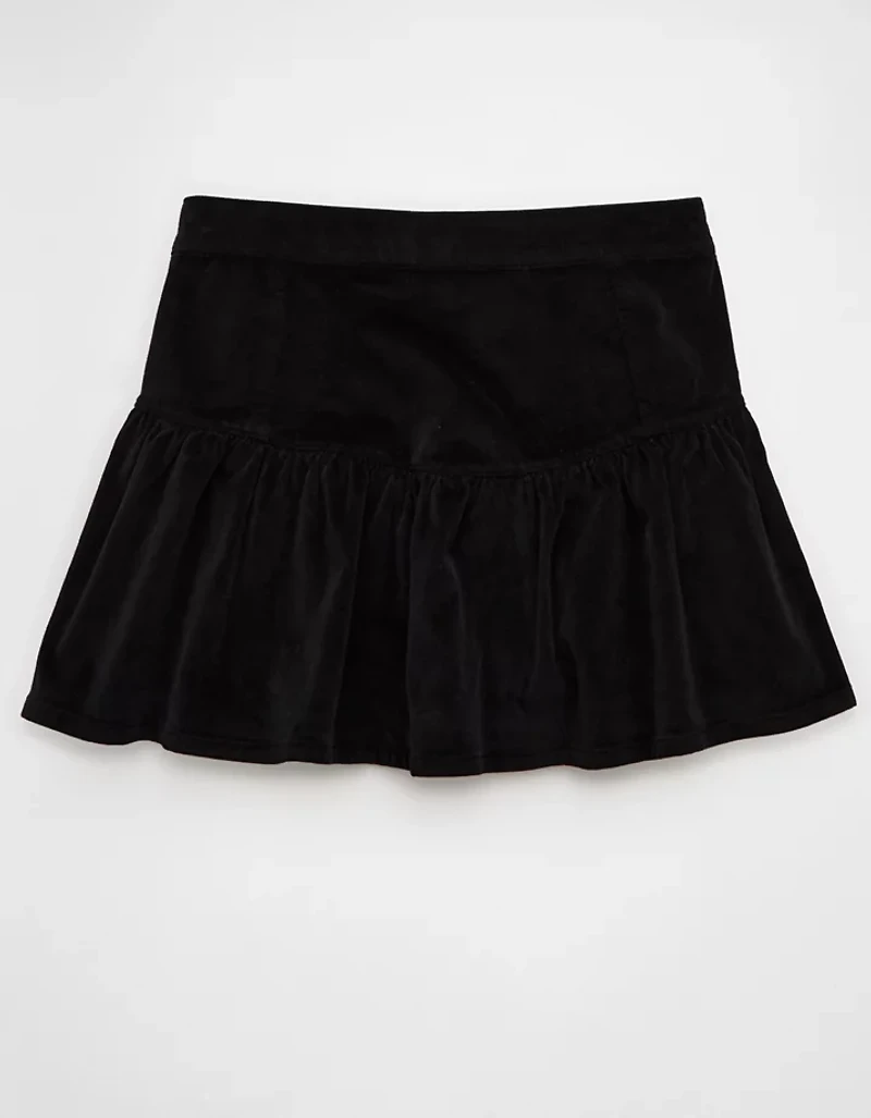 AE High-Waisted Drop-Waist Mini Skirt