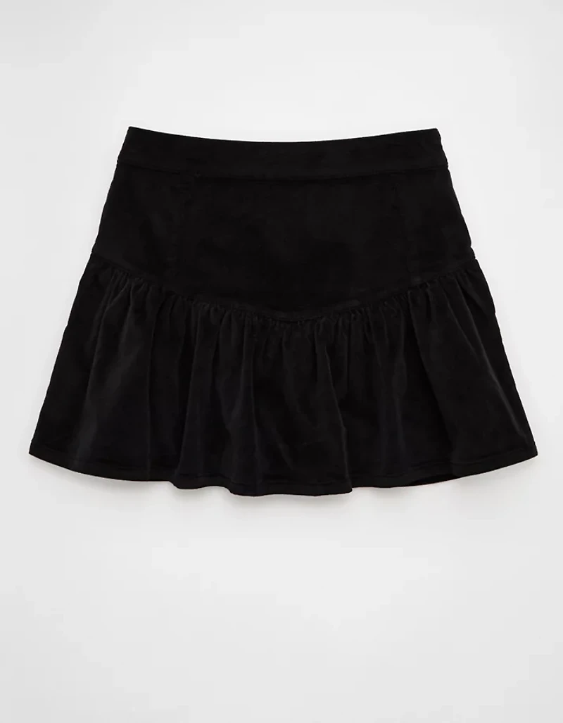AE High-Waisted Drop-Waist Mini Skirt