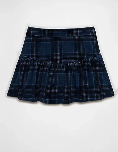 AE High-Waisted Drop-Waist Mini Skirt