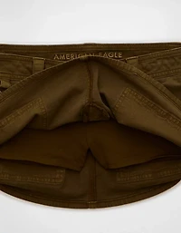 Micro jupe-short parfaite à taille très basse AE