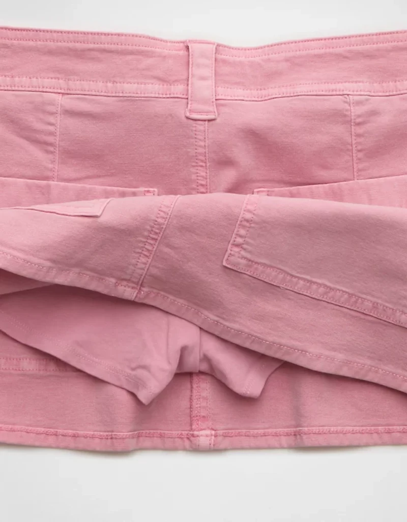 Micro jupe-short parfaite à taille très basse AE