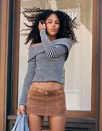 AE Super Low-Rise Perfect Micro Mini Skirt