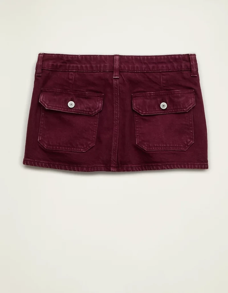 AE Stretch Super Low-Rise Perfect Micro Mini Skirt