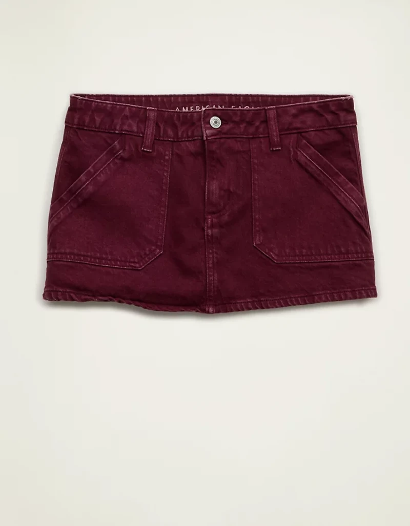 AE Stretch Super Low-Rise Perfect Micro Mini Skirt