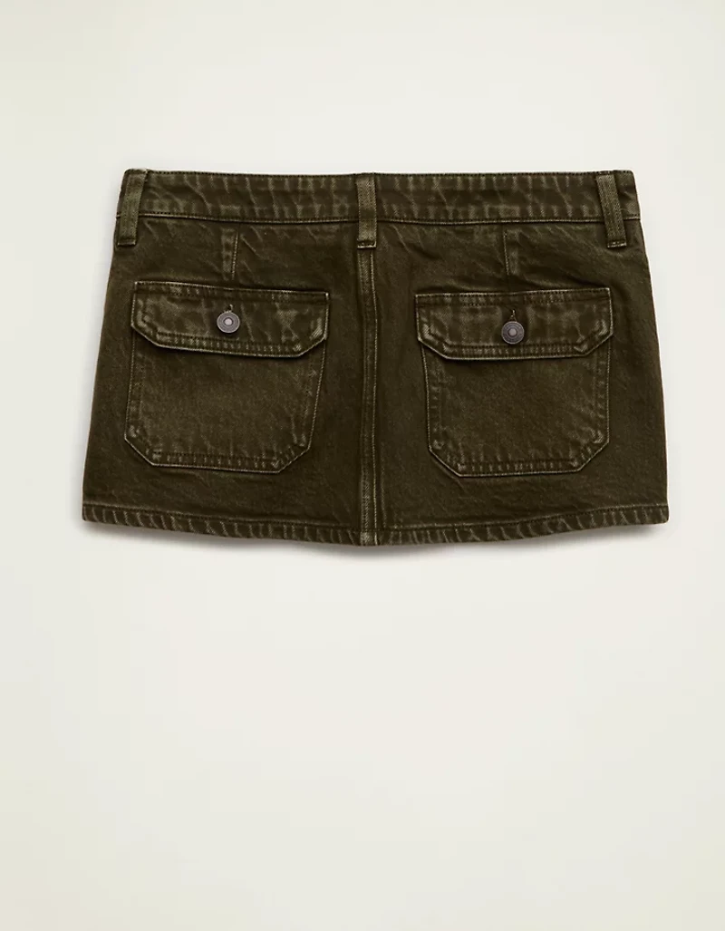 AE Stretch Super Low-Rise Perfect Micro Mini Skirt