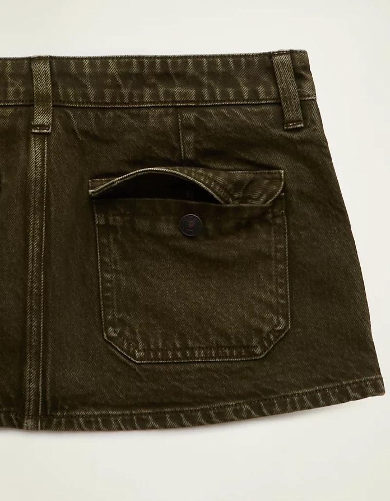 AE Stretch Super Low-Rise Perfect Micro Mini Skirt