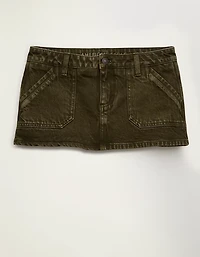 AE Stretch Super Low-Rise Perfect Micro Mini Skirt