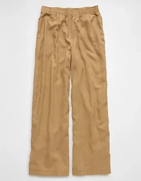 AE Weekend Vibes Linen-Blend Pull-On Pant