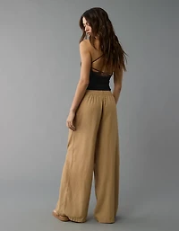 AE Weekend Vibes Linen-Blend Pull-On Pant