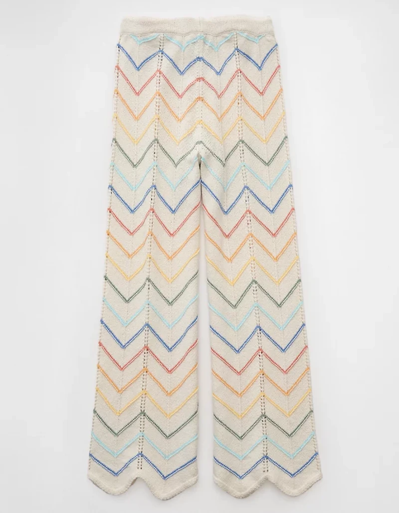 AE Pride High-Waisted Crochet Pant