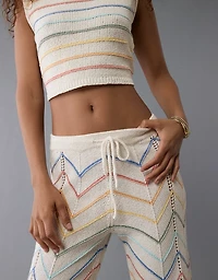 AE Pride High-Waisted Crochet Pant