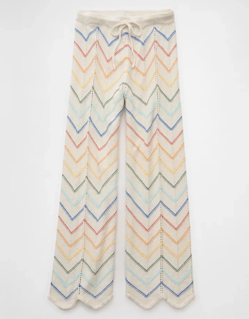 AE Pride High-Waisted Crochet Pant