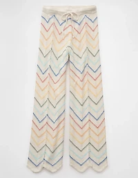 AE Pride High-Waisted Crochet Pant