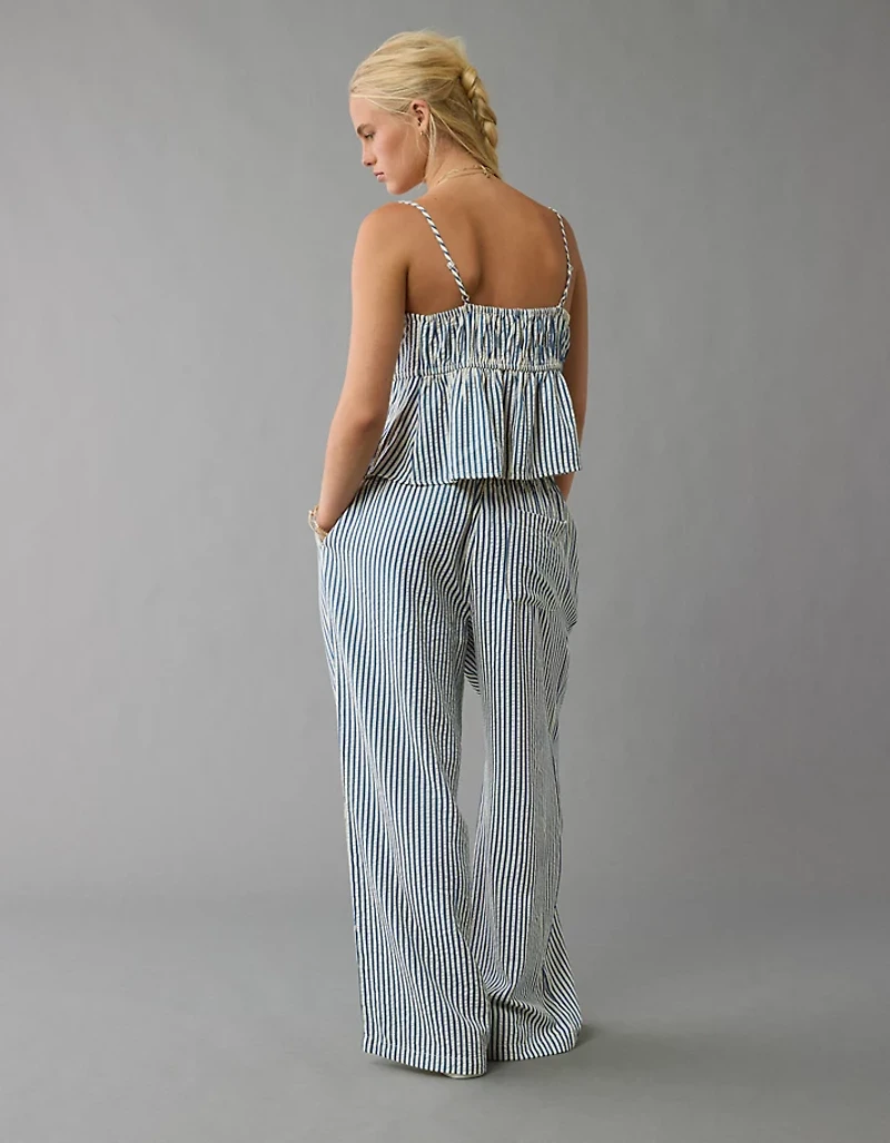 AE High-Waisted Seersucker Pant