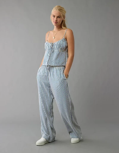 AE High-Waisted Seersucker Pant