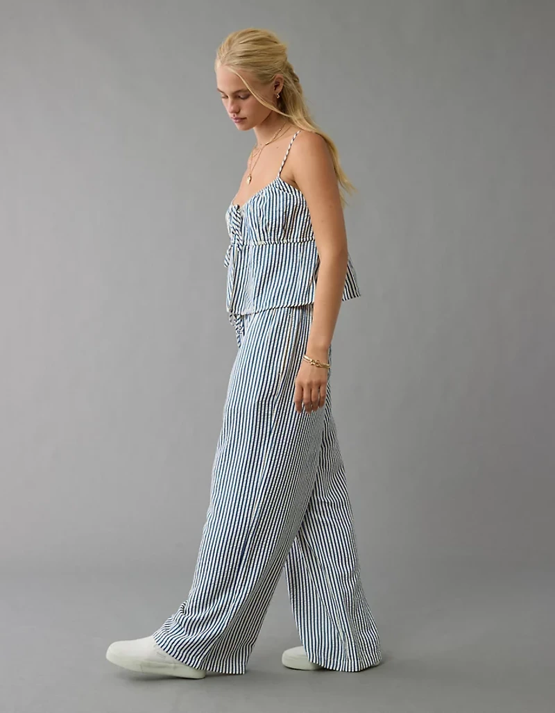AE High-Waisted Seersucker Pant