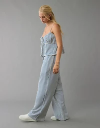 AE High-Waisted Seersucker Pant