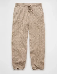 AE Cable Knit Sweatpant
