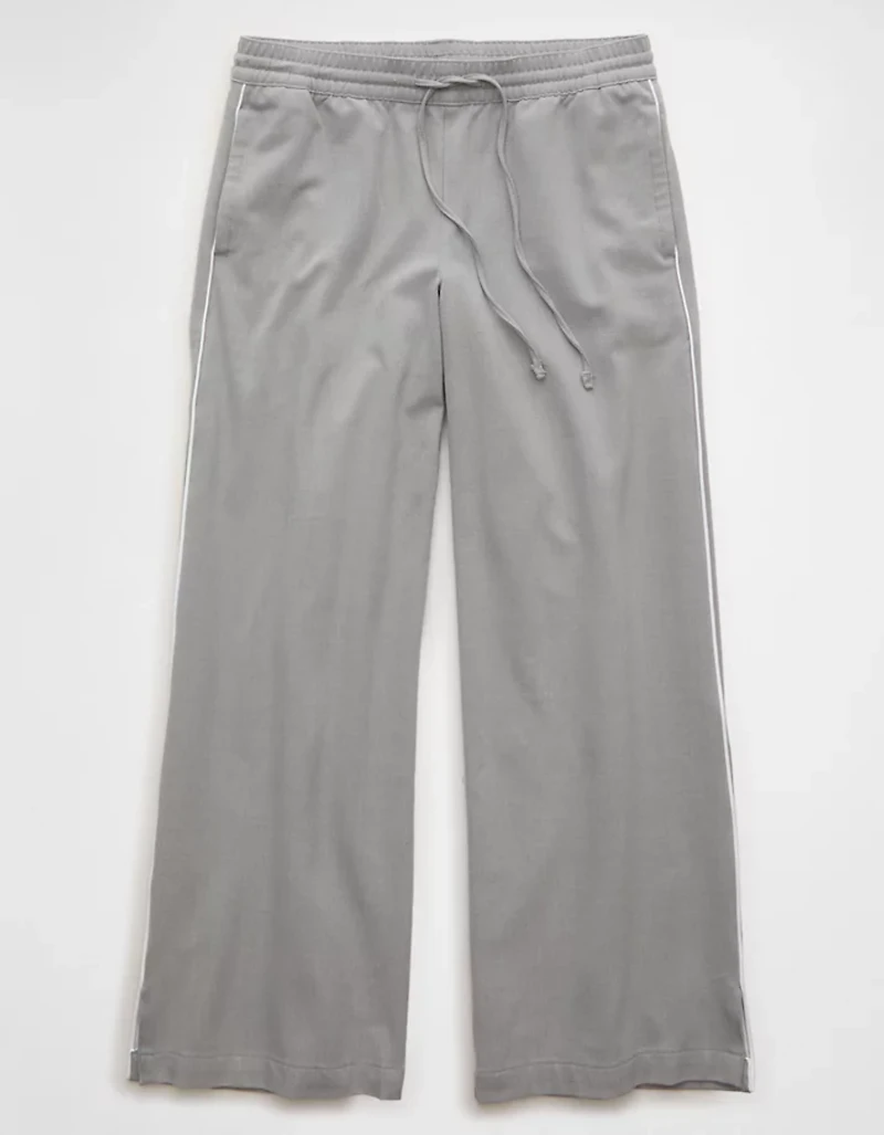 AE Stretch Low Rise Wide-Leg Track Pant