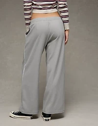 AE Stretch Low Rise Wide-Leg Track Pant