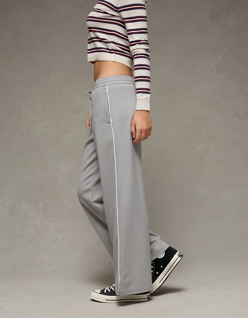 AE Stretch Low Rise Wide-Leg Track Pant