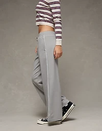 AE Stretch Low Rise Wide-Leg Track Pant