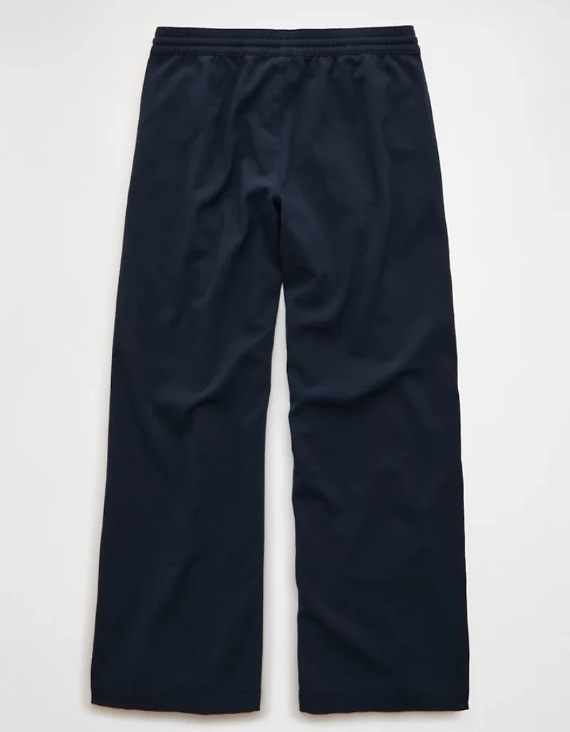 Pantalon d’entraînement à jambe large et taille basse extensible AE
