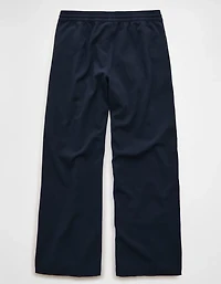 Pantalon d’entraînement à jambe large et taille basse extensible AE