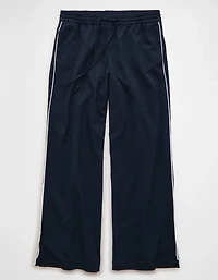 Pantalon d’entraînement à jambe large et taille basse extensible AE