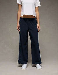 Pantalon d’entraînement à jambe large et taille basse extensible AE
