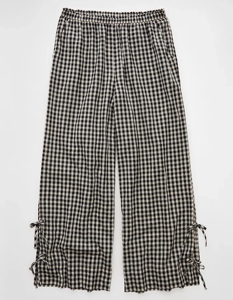 AE Stretch High-Waisted Tie Side Pull-On Pant