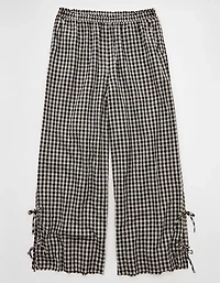 AE Stretch High-Waisted Tie Side Pull-On Pant