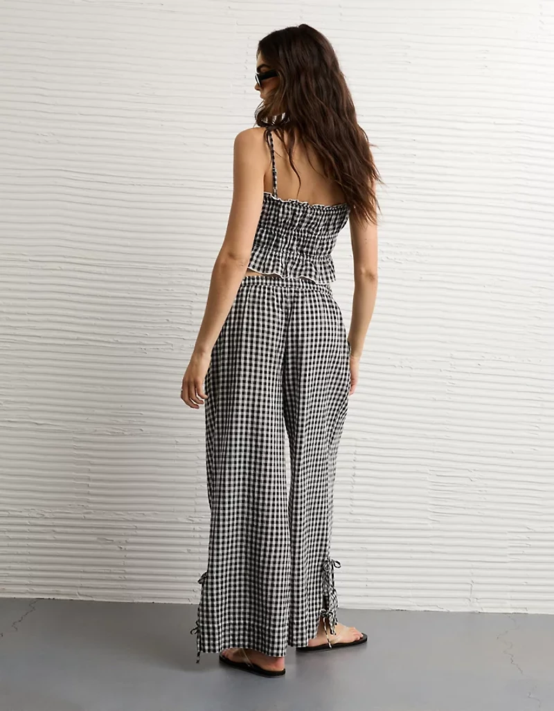 AE Stretch High-Waisted Tie Side Pull-On Pant