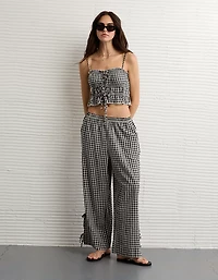 AE Stretch High-Waisted Tie Side Pull-On Pant