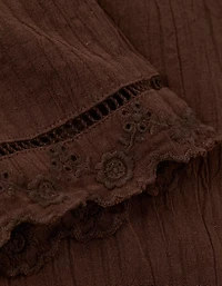 AE Embroidered Seersucker Pant