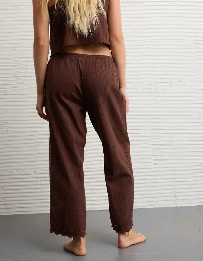 AE Embroidered Seersucker Pant