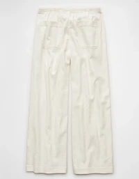 AE Stretch Low-Rise Linen-Blend Pull-On Pant