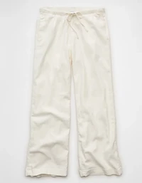 AE Stretch Low-Rise Linen-Blend Pull-On Pant