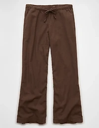 AE Stretch Low-Rise Linen-Blend Pull-On Pant