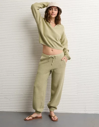 AE High-Waisted Sweater Jogger