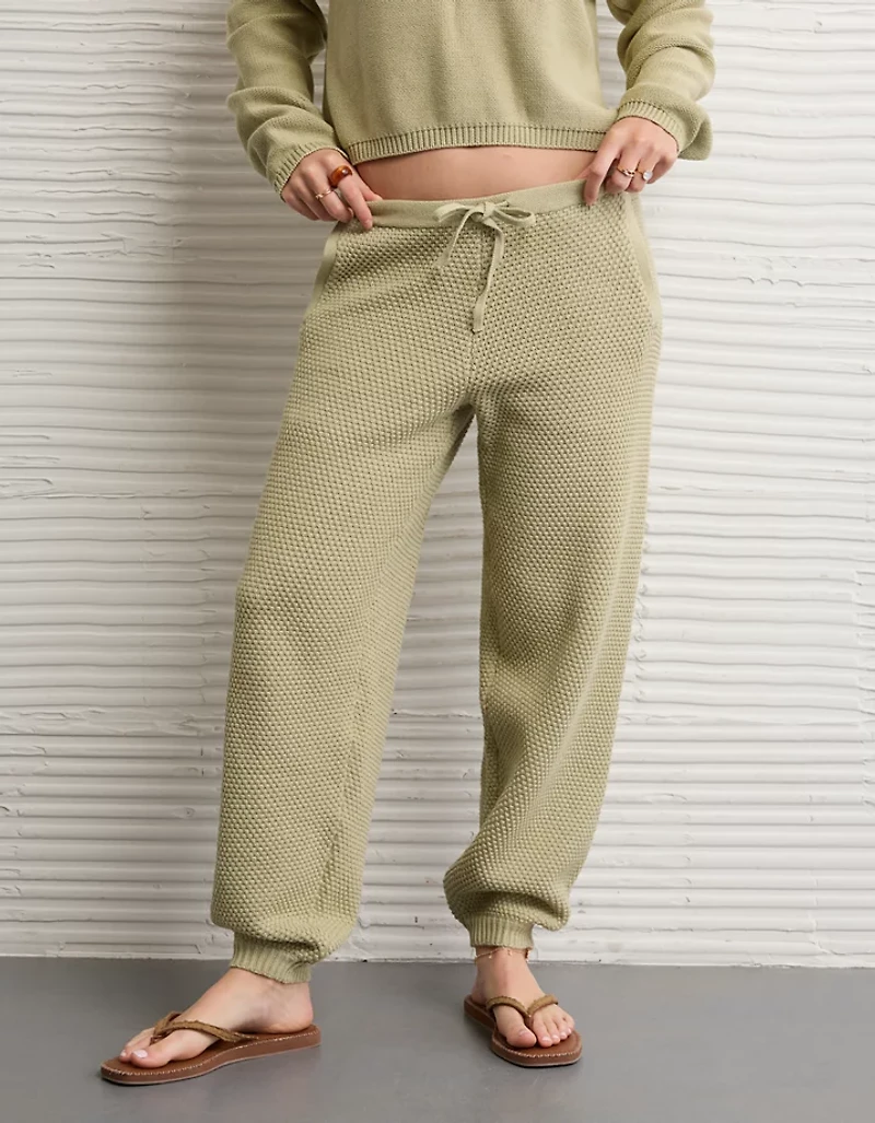AE High-Waisted Sweater Jogger