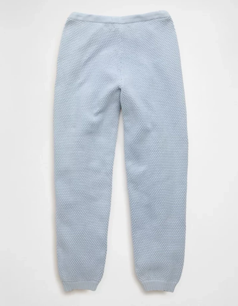 Pantalon de jogging à taille haute en tissu pour chandail AE
