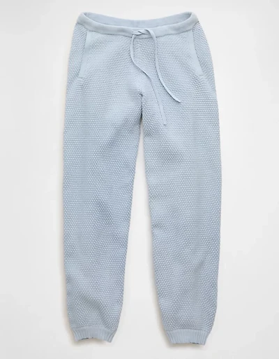 Pantalon de jogging à taille haute en tissu pour chandail AE