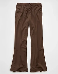 Pantalon taille basse à jambe semi-évasée AE