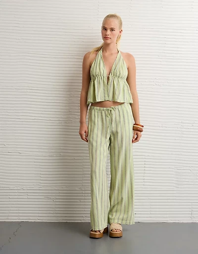 AE High-Waisted Linen Pant