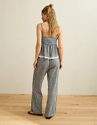 Pantalon à enfiler jambe large AE