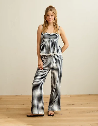 Pantalon à enfiler jambe large AE