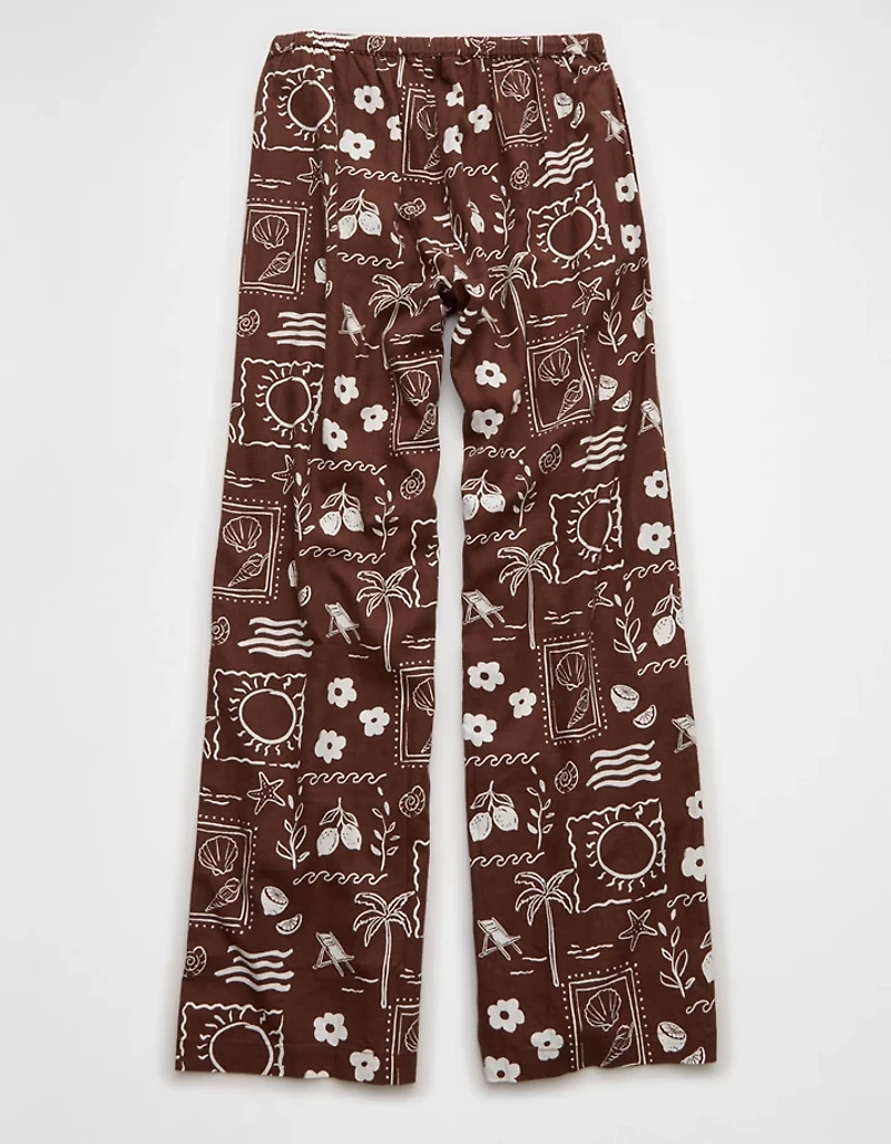 AE Mid-Rise Linen-Blend Pant