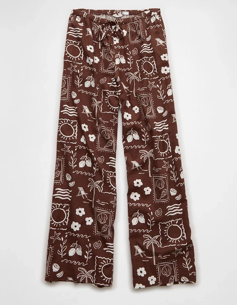 AE Mid-Rise Linen-Blend Pant
