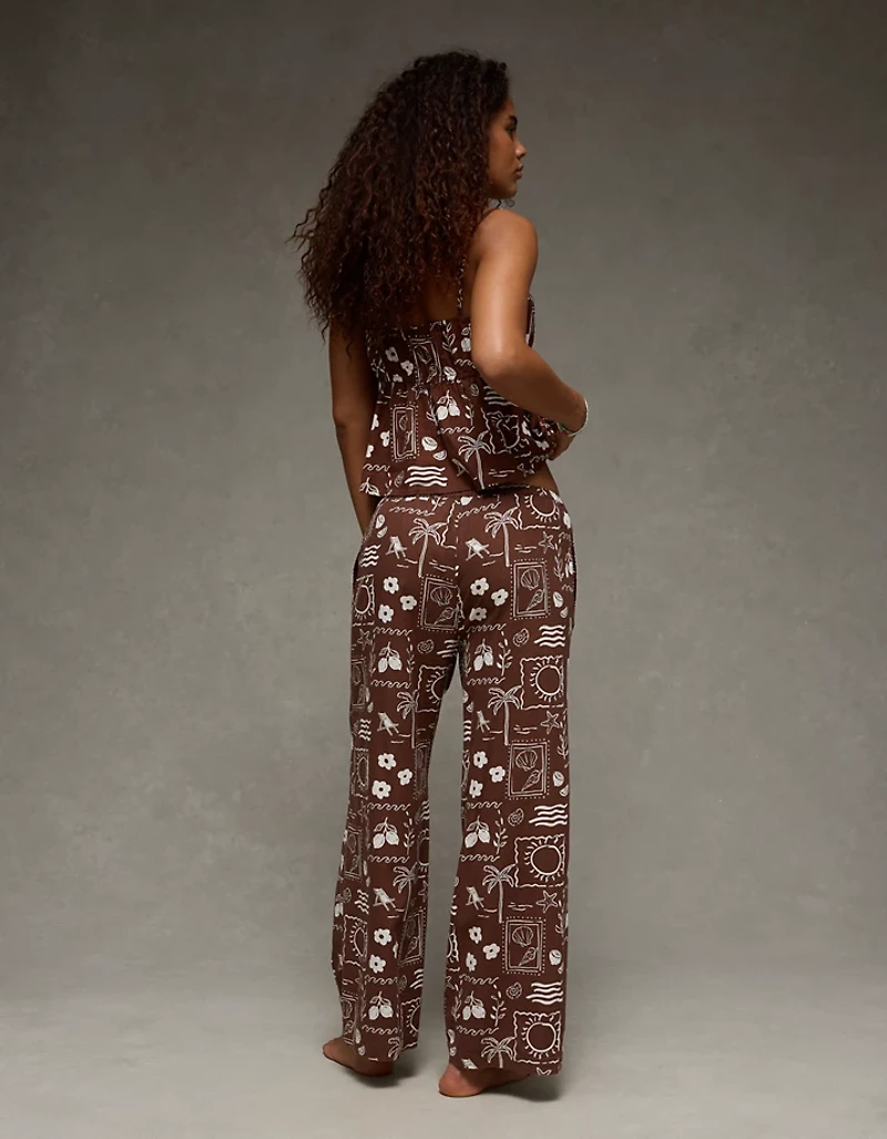 AE Mid-Rise Linen-Blend Pant